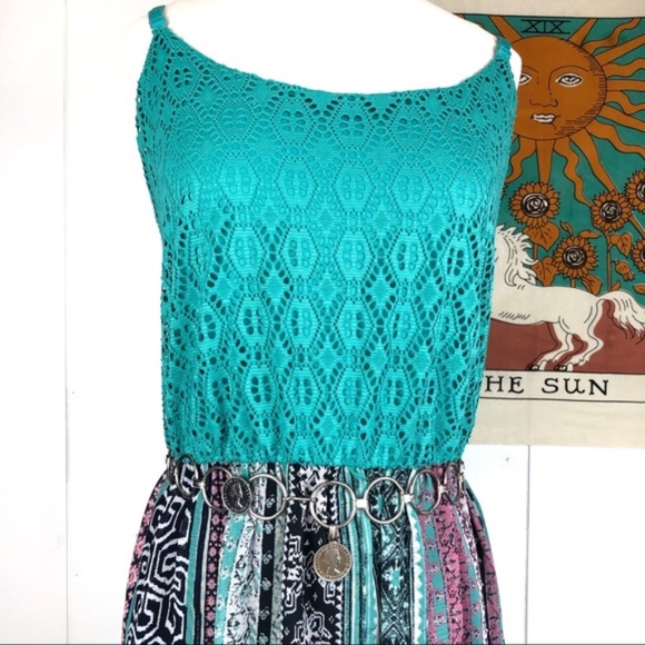 Vintage British Silver Elizabeth Coin Money Chain Circle Waist Belt Boho Grunge - Picture 5 of 6